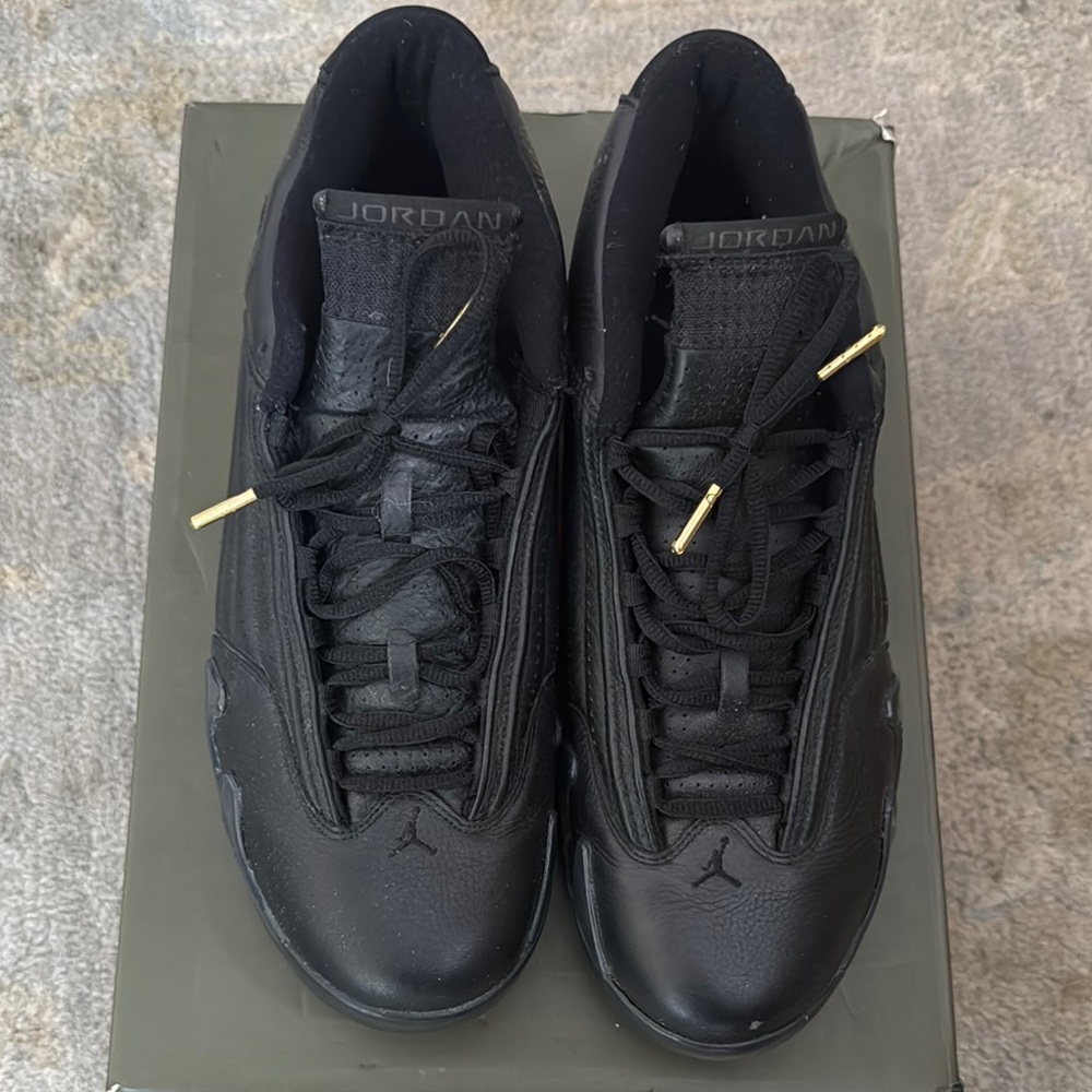 Jordan 14 Retro - Men's Black Sneakers - 11.5